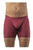 ErgoWear EW1198 FEEL XV Boxer Briefs Color Burgundy