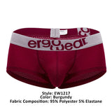 ErgoWear EW1217 MAX Trunks Color Burgundy