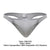 ErgoWear EW1253 FEEL GR8 Thongs Color Silver