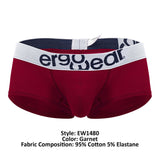 ErgoWear EW1480 MAX COTTON Trunks Color Garnet