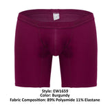 ErgoWear EW1659 SLK Boxer Briefs Color Burgundy