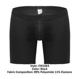 ErgoWear EW1663 SLK Boxer Briefs Color Black