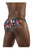 ErgoWear EW1695 FEEL SW Swim Briefs Color Pink Leaves