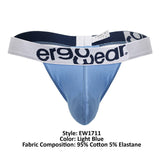 ErgoWear EW1711 MAX COTTON Thongs Color Light Blue