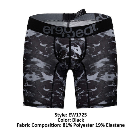 ErgoWear EW1725 MAX SE CAMO Boxer Briefs Color Black