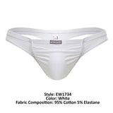 ErgoWear EW1734 FEEL GR8 Cotton Thongs Color White