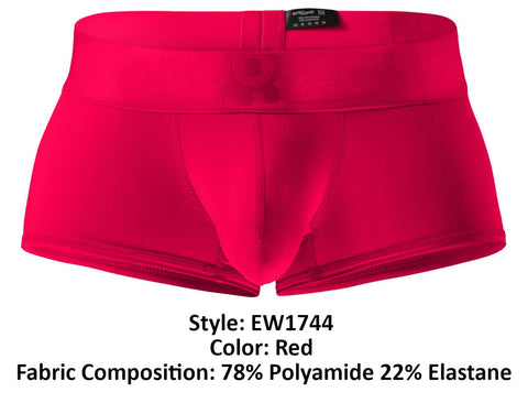 ErgoWear EW1744 MAX BOLD Trunks Color Red