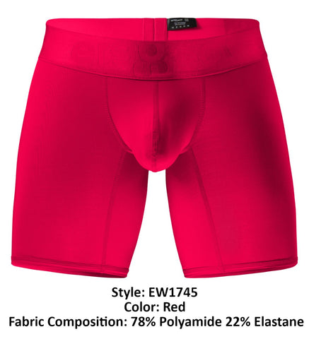 ErgoWear EW1745 MAX BOLD Boxer Briefs Color Red