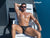 ErgoWear EW1763 FEEL SW Swim Briefs Color Black-White