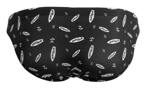 ErgoWear EW1763 FEEL SW Swim Briefs Color Black-White