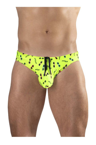 ErgoWear EW1765 X4D SW Swim Briefs Color Bright Yellow