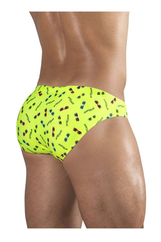 ErgoWear EW1765 X4D SW Swim Briefs Color Bright Yellow