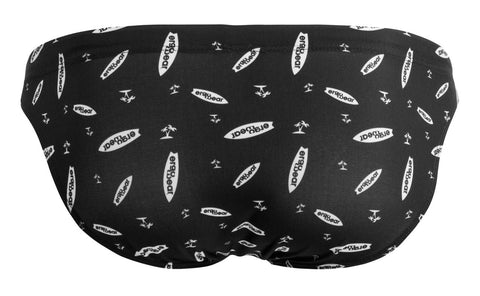 ErgoWear EW1766 X4D SW Swim Briefs Color Black-White