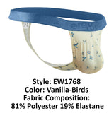 ErgoWear EW1768 SLK SE G-String Color Vanilla-Birds
