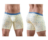 ErgoWear EW1771 SLK SE Boxer Briefs Color Vanilla-Birds