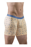ErgoWear EW1775 SLK SE Boxer Briefs Color Peach-Birds
