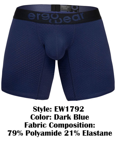 ErgoWear EW1792 MAX FLOW Boxer Briefs Color Dark Blue