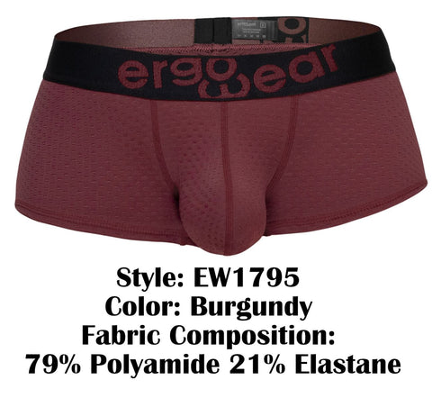 ErgoWear EW1795 MAX FLOW Trunks Color Burgundy