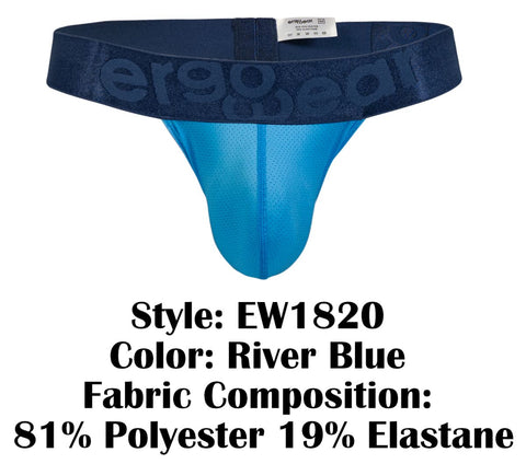 ErgoWear EW1820 MAX BOLD SE G-String Color River Blue