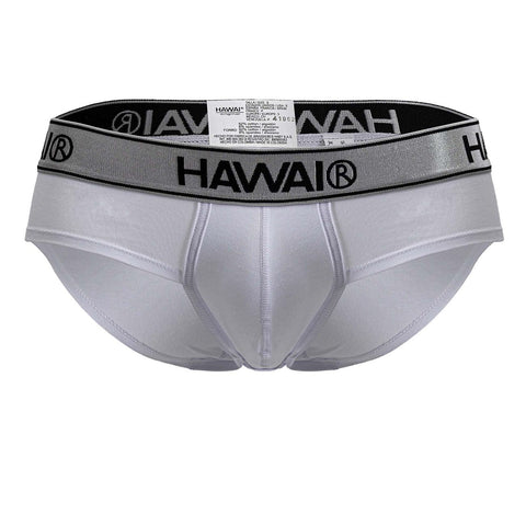 HAWAIR 41962 Cotton blend Briefs Color White-01