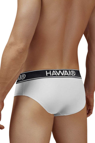 HAWAIR 41962 Cotton blend Briefs Color White-01