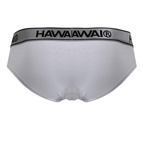 HAWAIR 41962 Cotton blend Briefs Color White-01
