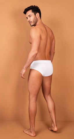 HAWAIR 42241 Microfiber Briefs Color White-01