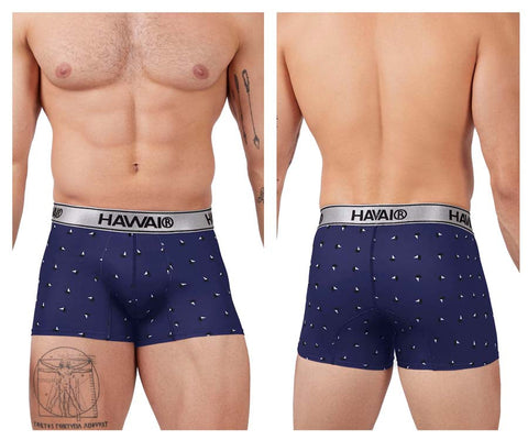 HAWAIR 42470 Printed Microfiber Trunks Color Blue