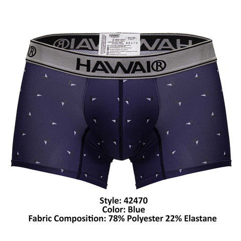 HAWAIR 42470 Printed Microfiber Trunks Color Blue