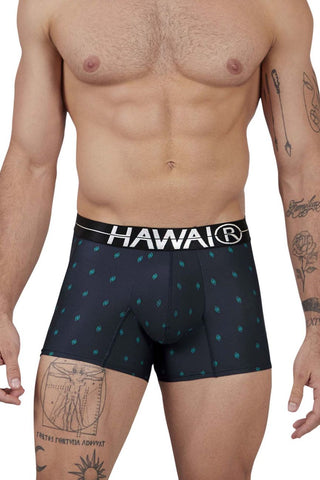 HAWAIR 42520 Printed Microfiber Trunks Color Dark Blue