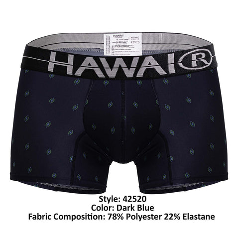 HAWAIR 42520 Printed Microfiber Trunks Color Dark Blue