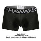 HAWAIR 42521 Cotton blend Trunks Color Military Green