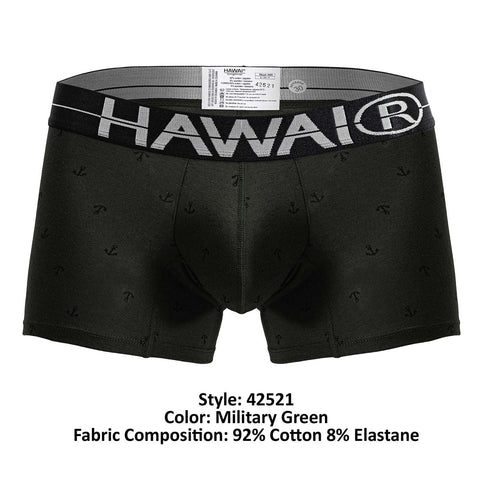 HAWAIR 42521 Cotton blend Trunks Color Military Green