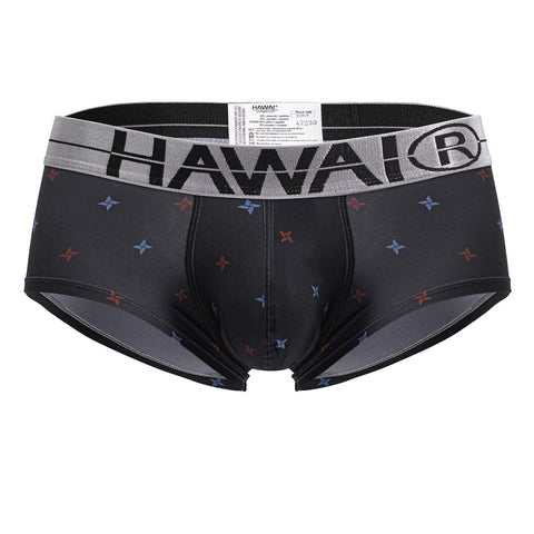 HAWAIR 42530 Printed Microfiber Briefs Color Gray