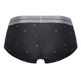 HAWAIR 42530 Printed Microfiber Briefs Color Gray