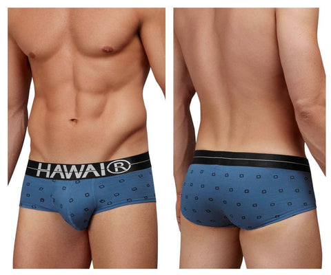 HAWAIR 42531 Cotton blend Briefs Color Blue Quartz