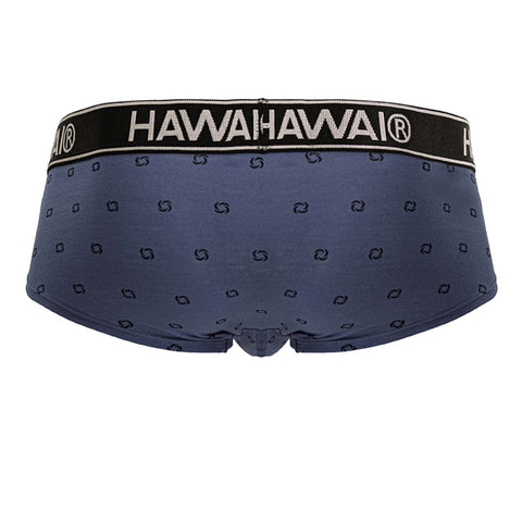 HAWAIR 42531 Cotton blend Briefs Color Blue Quartz