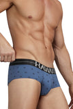 HAWAIR 42531 Cotton blend Briefs Color Blue Quartz