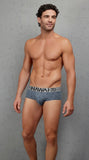 HAWAIR 42531 Cotton blend Briefs Color Gray