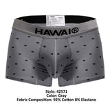 HAWAIR 42571 Cotton blend Trunks Color Gray