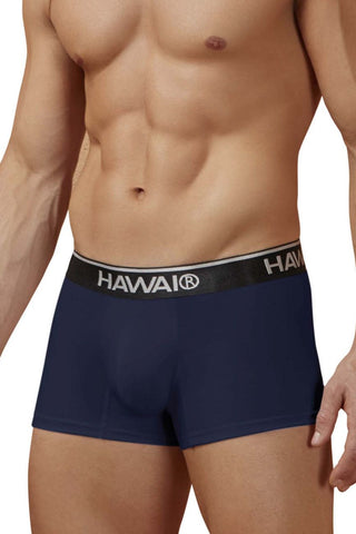 HAWAIR 4986 Cotton blend Trunks Color Dark Blue-01