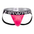 HAWAI 41946 Solid Athletic Jockstrap Color Coral