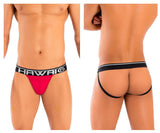 HAWAI 41946 Solid Athletic Jockstrap Color Red