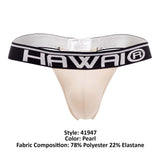 HAWAI 41947 Solid Mens Thongs Color Pearl