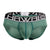 HAWAI 41963 Solid Hip Briefs Color Green