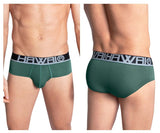 HAWAI 41963 Solid Hip Briefs Color Green