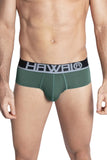 HAWAI 41963 Solid Hip Briefs Color Green