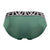 HAWAI 41963 Solid Hip Briefs Color Green