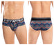 HAWAI 42050 Colorful Hip Briefs Color Blue