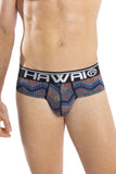 HAWAI 42050 Colorful Hip Briefs Color Blue